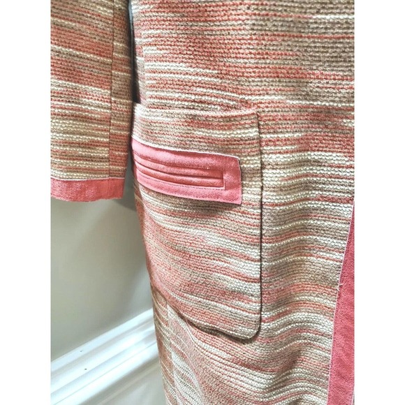 Bandolino Women Multicolor Acrylic Long Sleeve Buttons Front Long Jacket Size 12 - Picture 5 of 12